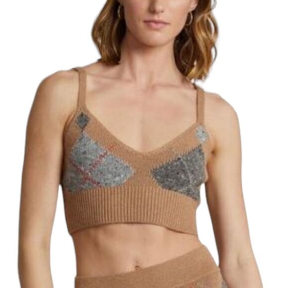 Polo Ralph Lauren Argyle Wool-Cashmere-Blend Bralette NWT - Picture 9 of 9